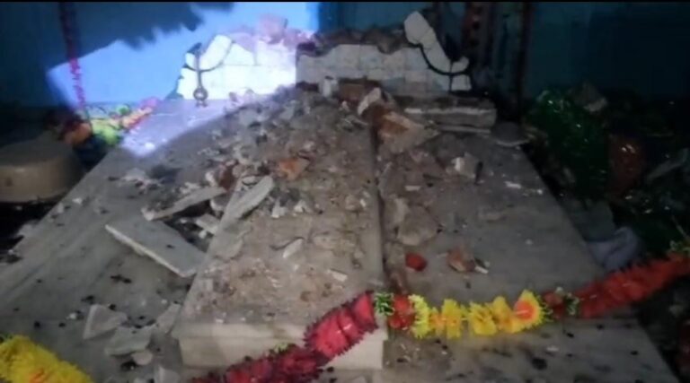 मजार क्षतिग्रस्त