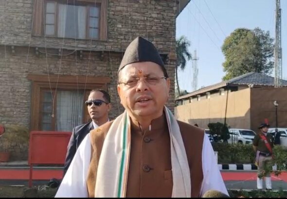 मुख्यमंत्री पुष्कर सिंह धामी