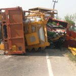 सीएनजी ट्रक एक्सीडेंट