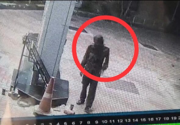 पेट्रोल पंप का सीसीटीवी फुटेज
