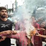कांग्रेस मुख्यालय घेराव