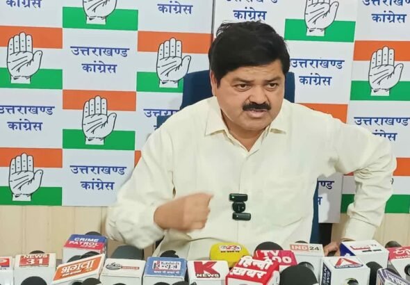 कांग्रेस प्रदेश अध्यक्ष गणेश गोदियाल