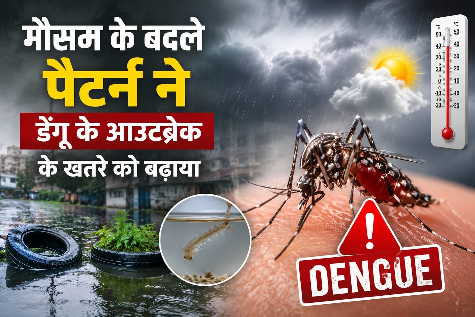 डेंगू के आउटब्रेक के खतरे